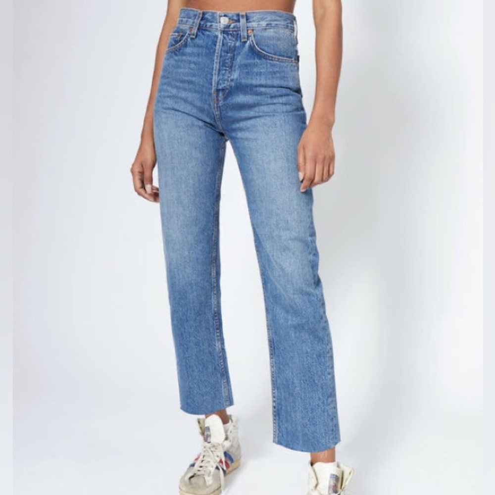 RE/DONE 70s Stove Pipe Jeans